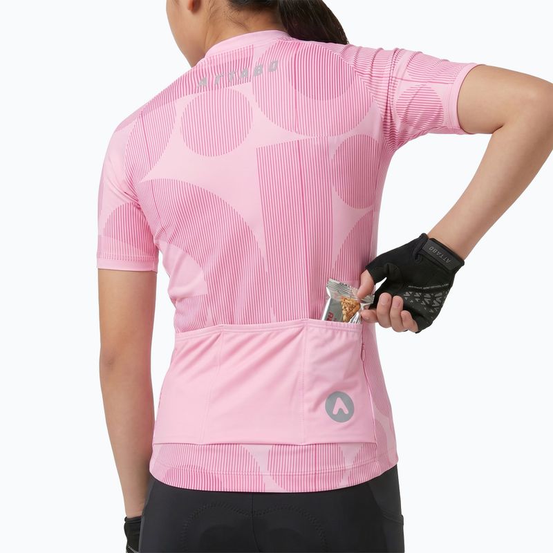 Maglia da ciclismo per bambini ATTABO Vites WMNS pink 4