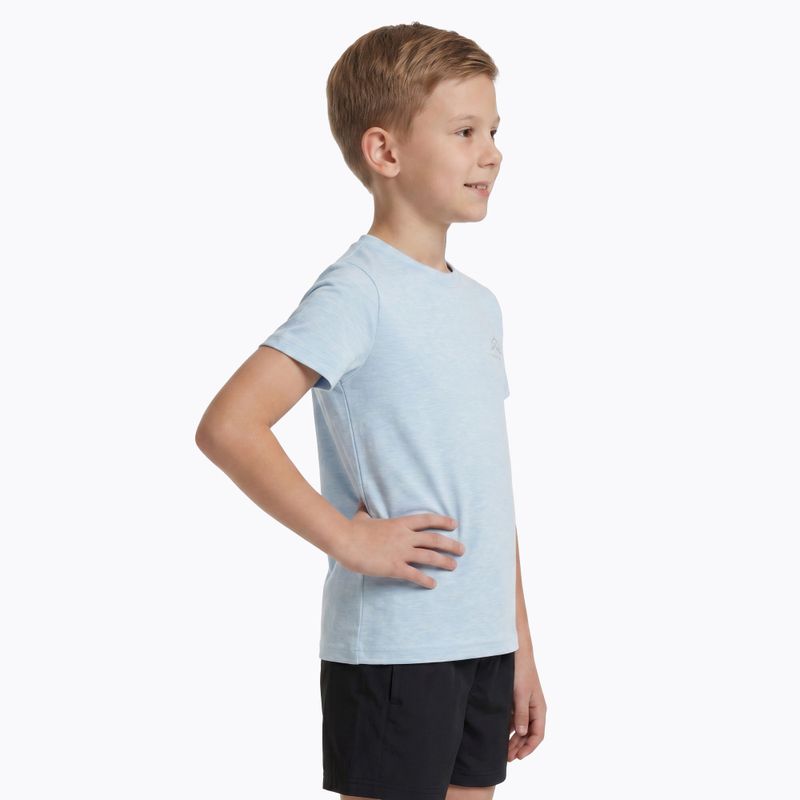 Maglietta da trekking per bambini KADVA Merivra merino blue 2