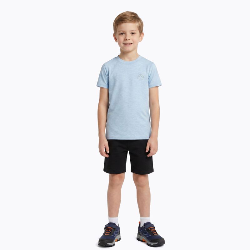 Maglietta da trekking per bambini KADVA Merivra merino blue 3