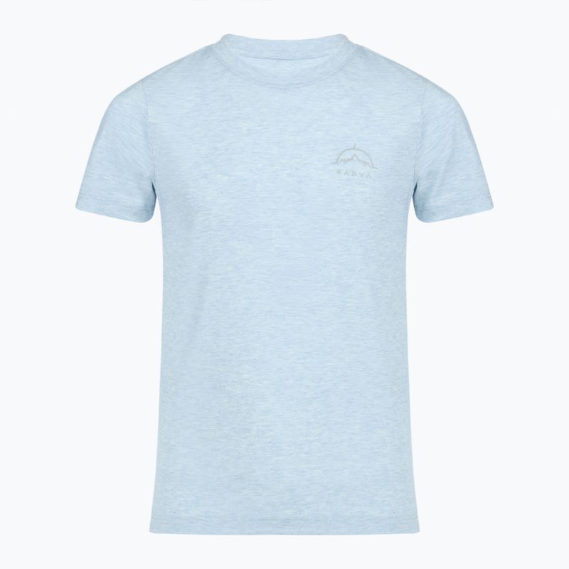Maglietta da trekking per bambini KADVA Merivra merino blu 4