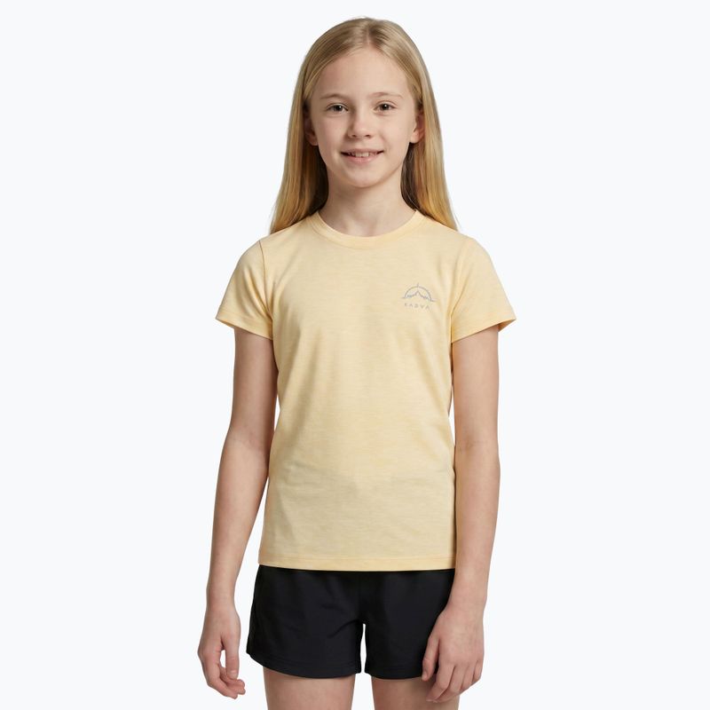Maglietta da trekking per bambini KADVA Merivra merino peach