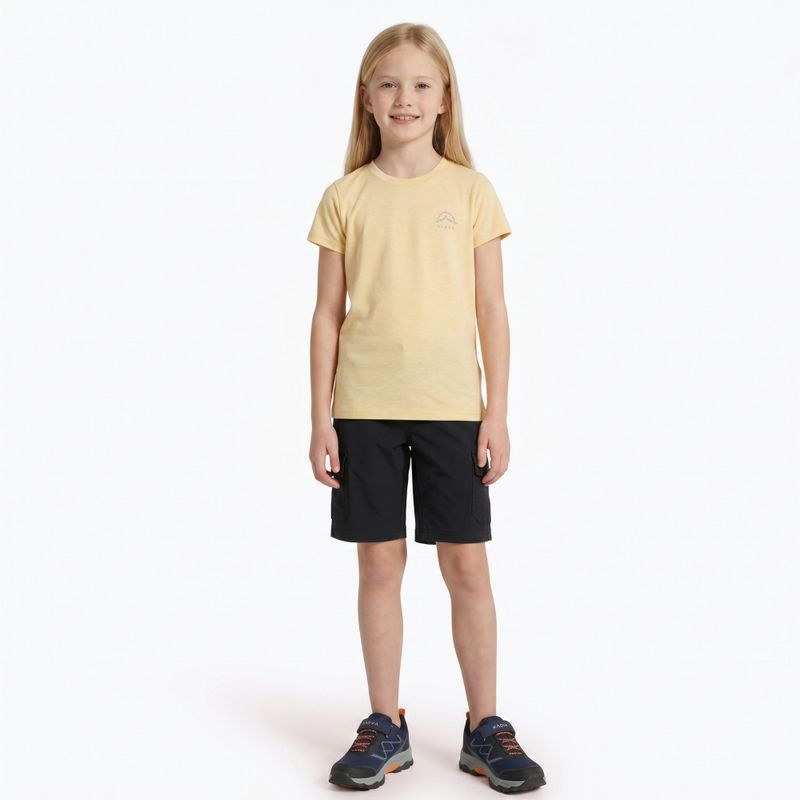 Maglietta da trekking per bambini KADVA Merivra merino peach 4