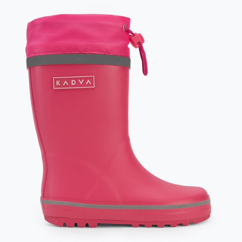 Stivali da pioggia per bambini KADVA PuddleProof JR con elementi riflettenti rosa 5