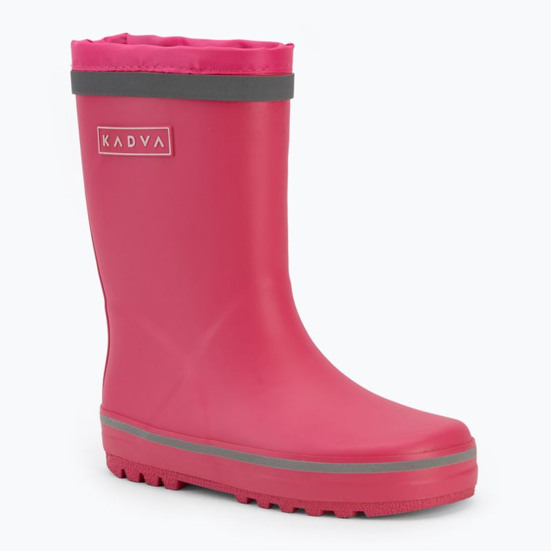 Stivali da pioggia per bambini KADVA PuddleProof JR con elementi riflettenti rosa 11