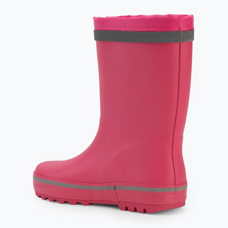 Stivali da pioggia per bambini KADVA PuddleProof JR con elementi riflettenti rosa 13
