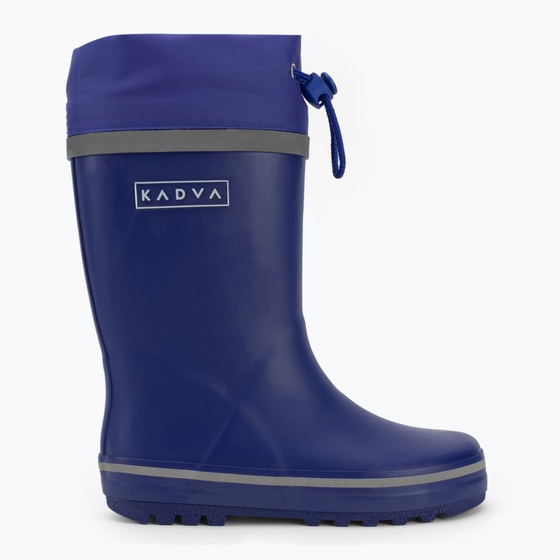 Stivali da pioggia per bambini KADVA PuddleProof JR con elementi riflettenti blu navy 5