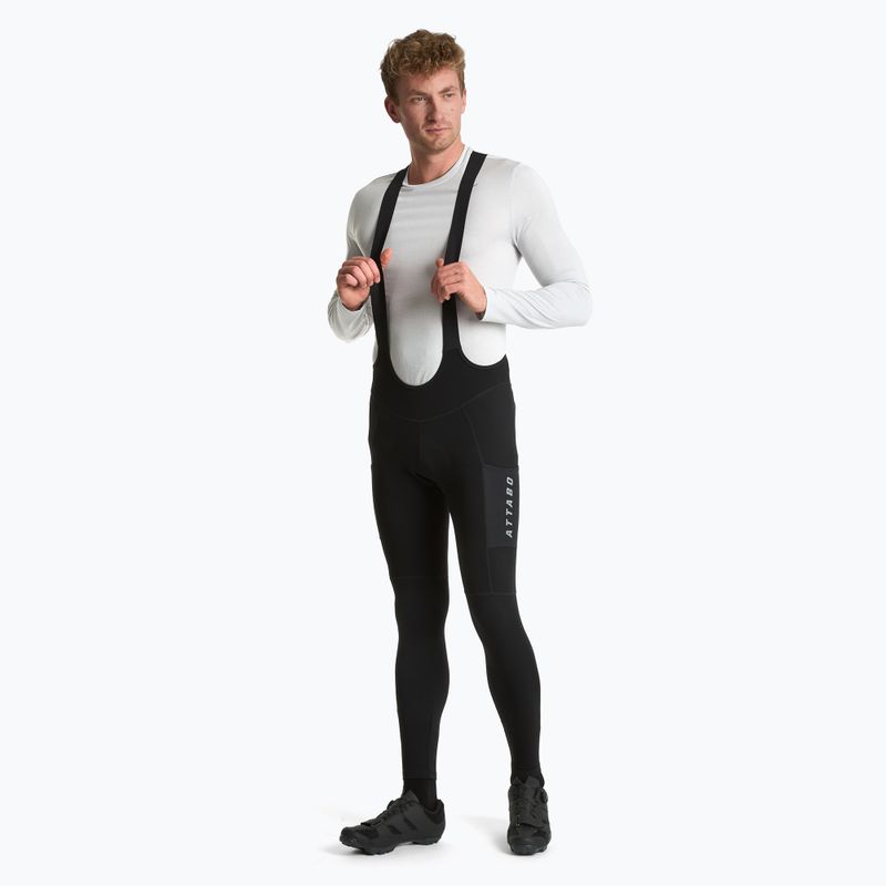 Pantaloni da ciclismo uomo ATTABO OFREE CARGO termici black 2