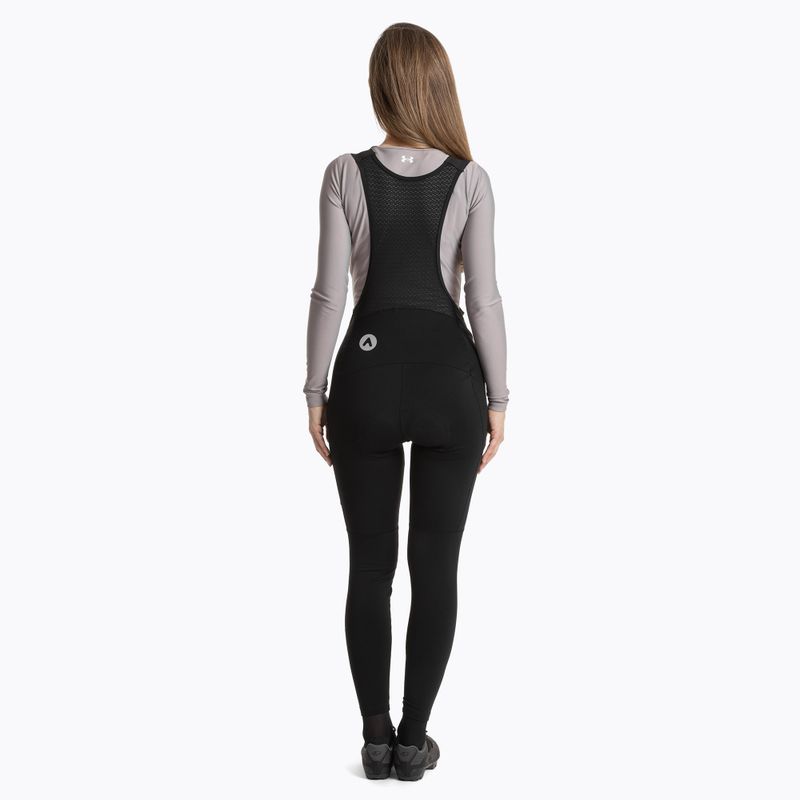 Pantaloni da ciclismo donna ATTABO OFREE CARGO termici black 2