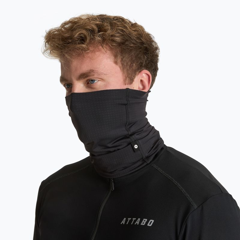 Scaldacollo da ciclismo ATTABO LOREEF MULTIFUNCTIONAL BAND termico black 3