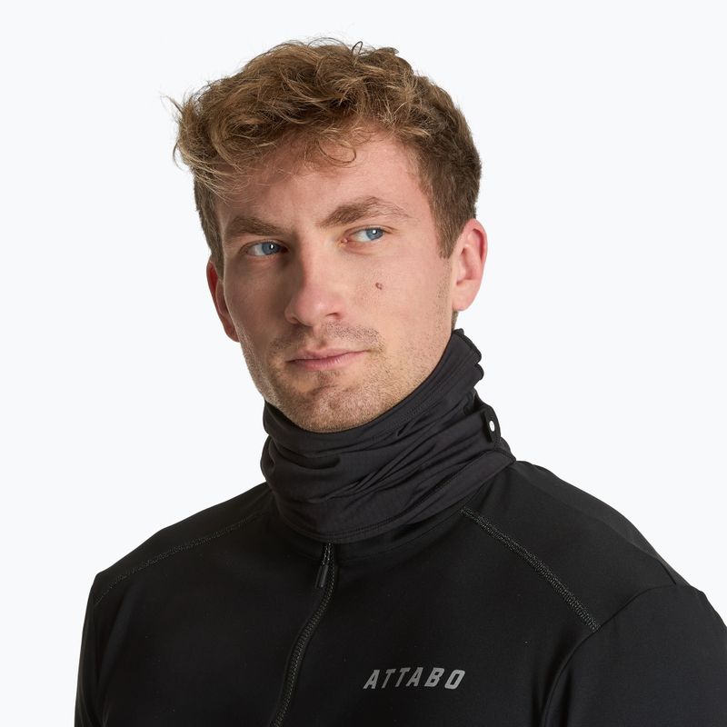 Scaldacollo da ciclismo ATTABO LOREEF MULTIFUNCTIONAL BAND termico black 2