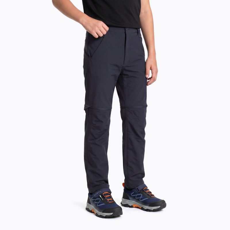 Pantaloni da trekking per bambini KADVA BaseMove 2in1 detachable leg navy blue