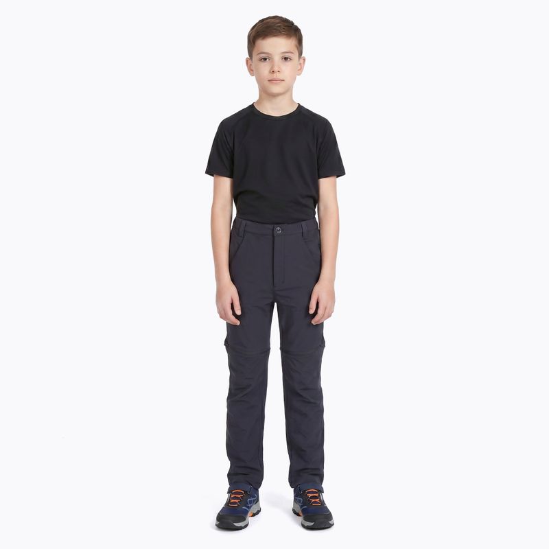 Pantaloni da trekking per bambini KADVA BaseMove 2in1 detachable leg navy blue 3
