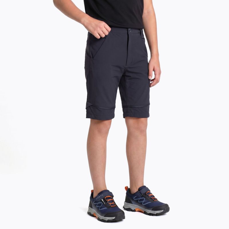 Pantaloni da trekking per bambini KADVA BaseMove 2in1 detachable leg navy blue 4