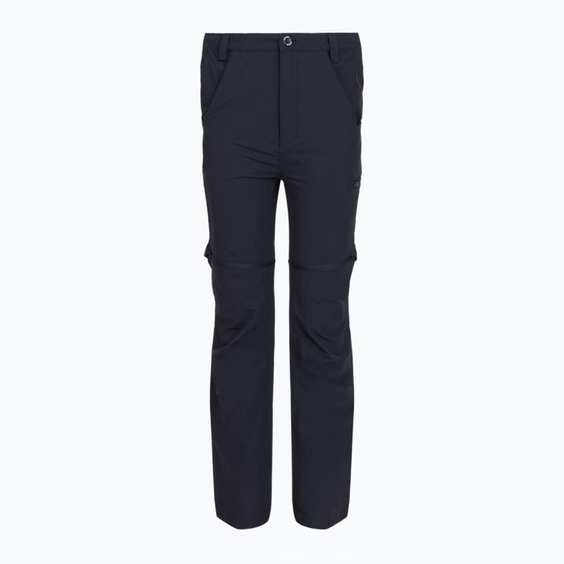 Pantaloni da trekking per bambini KADVA BaseMove 2in1 gamba staccabile blu navy 7