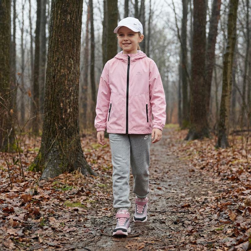 Giacca impermeabile per bambini KADVA Fory Jrb rosa 10