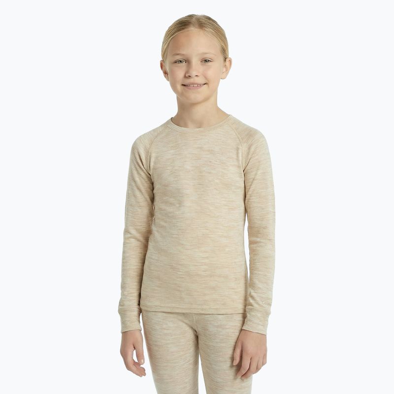 Set intimo termico per bambini WOOLCANO Merino SET0683 beige 5