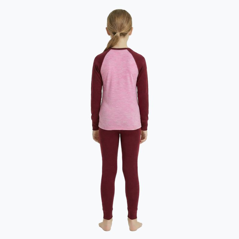 Set intimo termico per bambini WOOLCANO Merino SET0982 purple 3