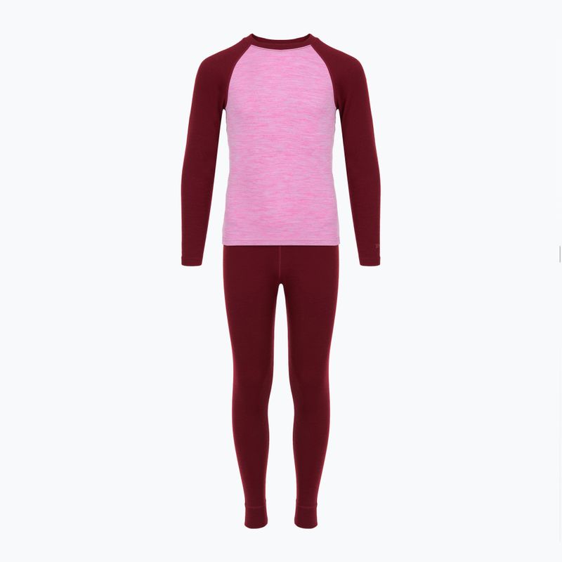 Set intimo termico per bambini WOOLCANO Merino SET0982 purple 8