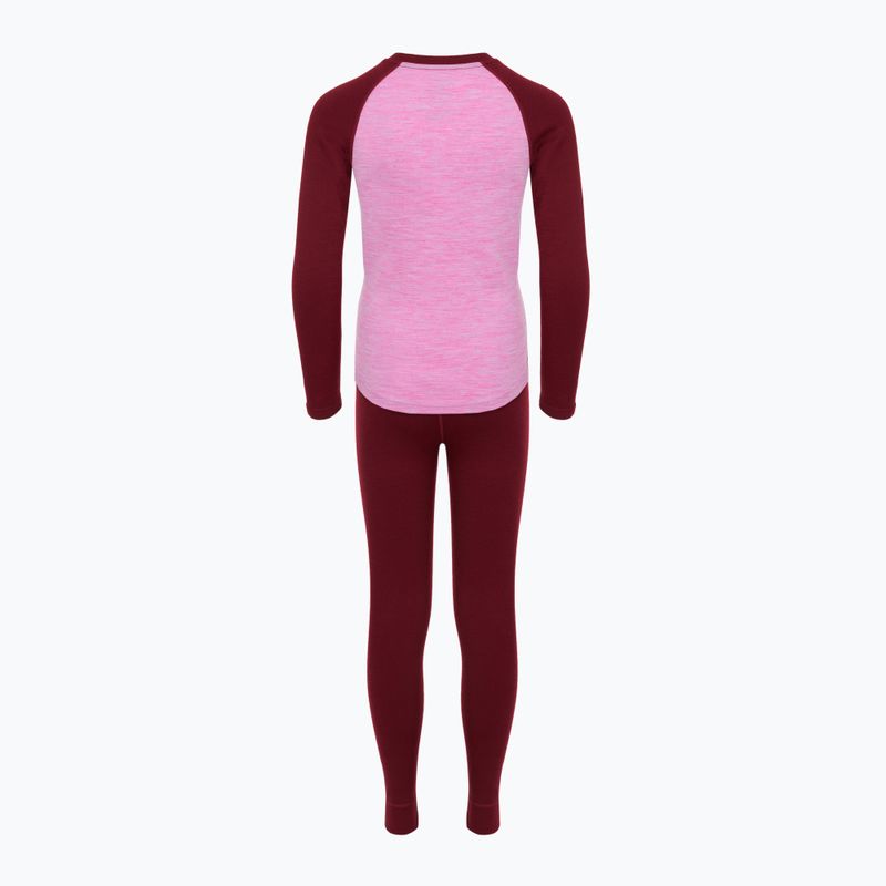 Set intimo termico per bambini WOOLCANO Merino SET0982 purple 9