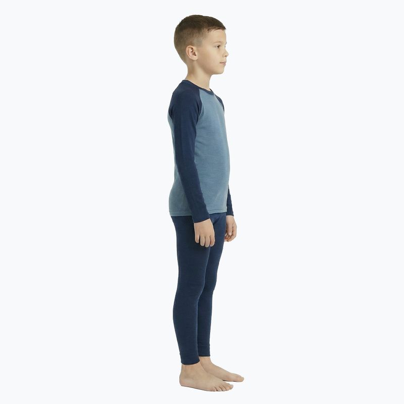 Set intimo termico per bambini WOOLCANO Merino SET0982 blue 2