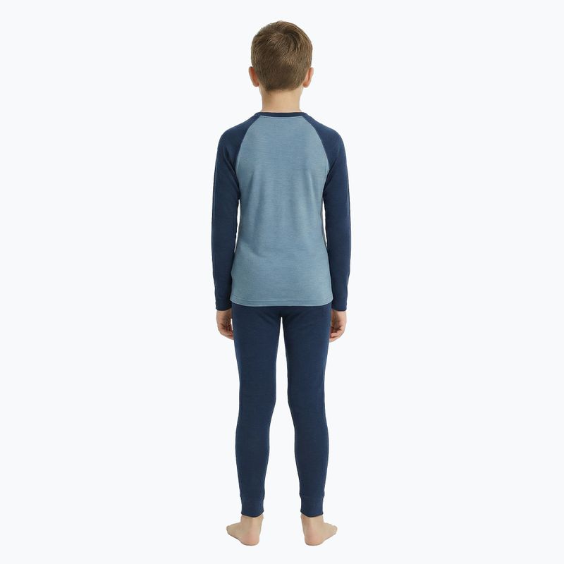 Set intimo termico per bambini WOOLCANO Merino SET0982 blue 3