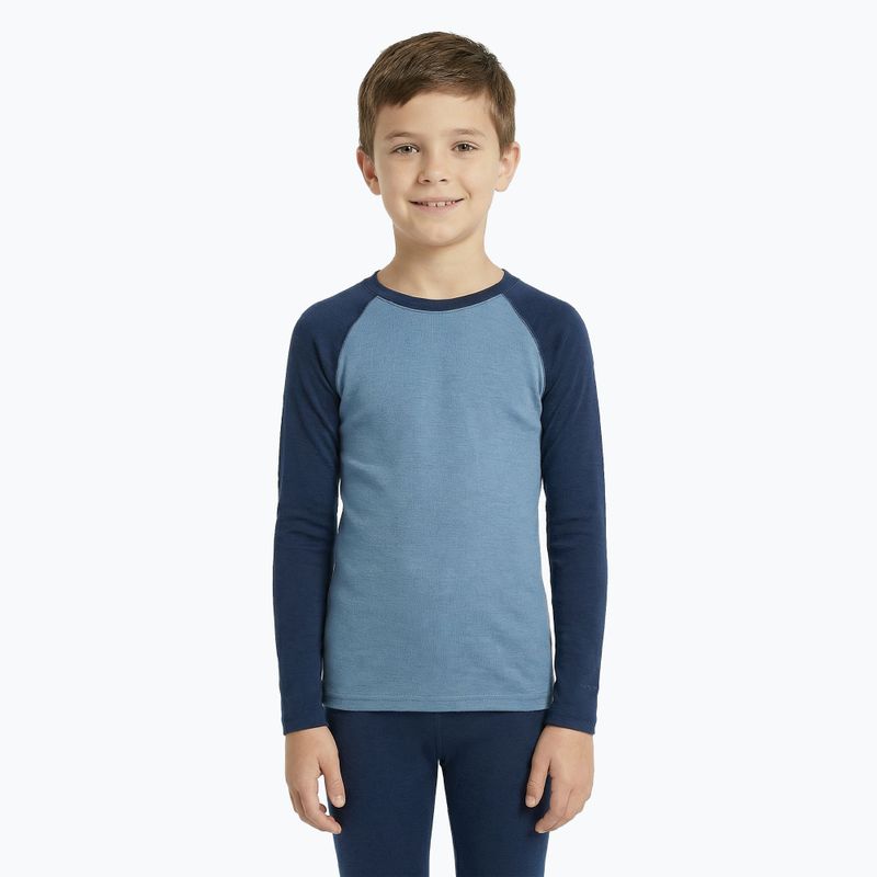 Set intimo termico per bambini WOOLCANO Merino SET0982 blue 5