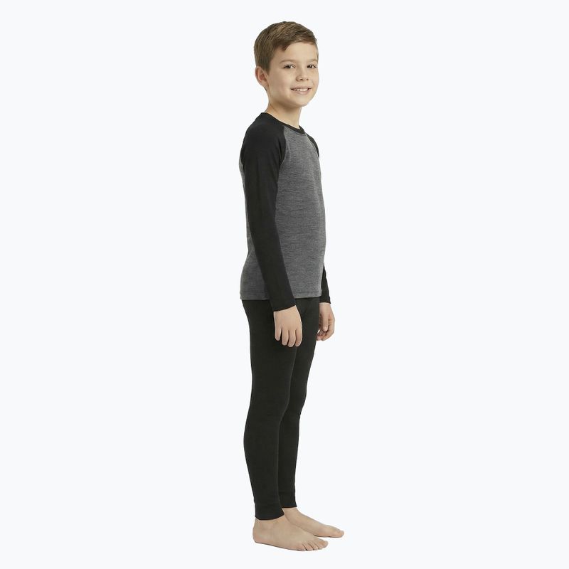 Set intimo termico per bambini WOOLCANO Merino SET0982 grey 2