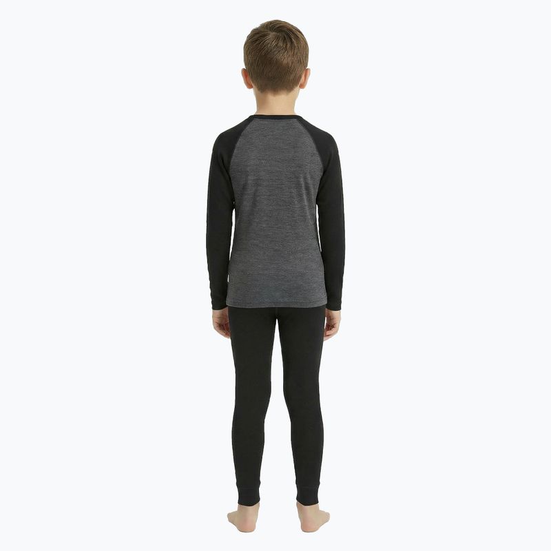 Set intimo termico per bambini WOOLCANO Merino SET0982 grey 3