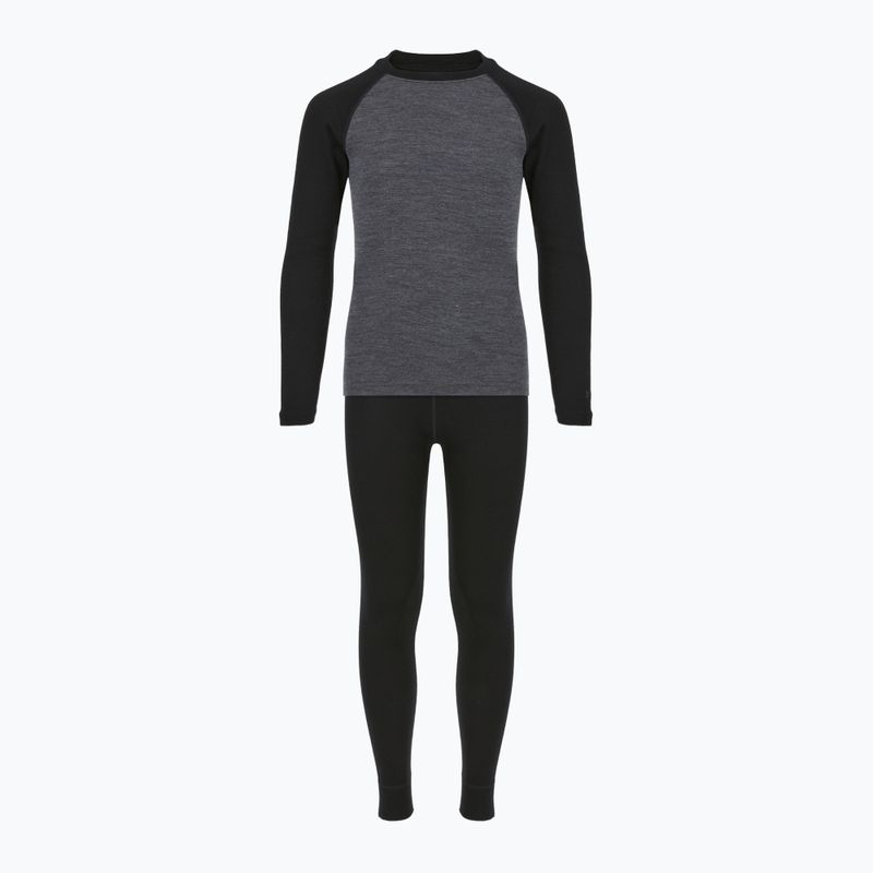 Set intimo termico per bambini WOOLCANO Merino SET0982 grey 8