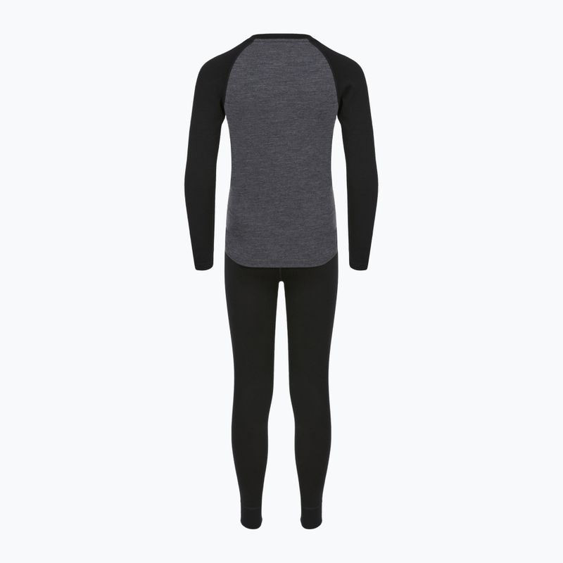 Set intimo termico per bambini WOOLCANO Merino SET0982 grey 9