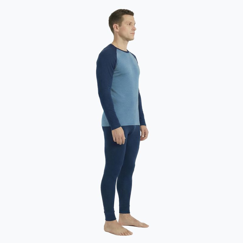 Completo intimo termico da uomo WOOLCANO termoaktywna Merino SET0978 blue 2