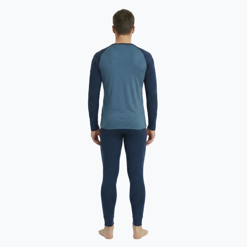 Completo intimo termico da uomo WOOLCANO termoaktywna Merino SET0978 blue 3