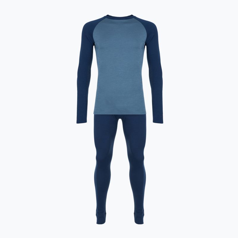 Completo intimo termico da uomo WOOLCANO termoaktywna Merino SET0978 blue 8