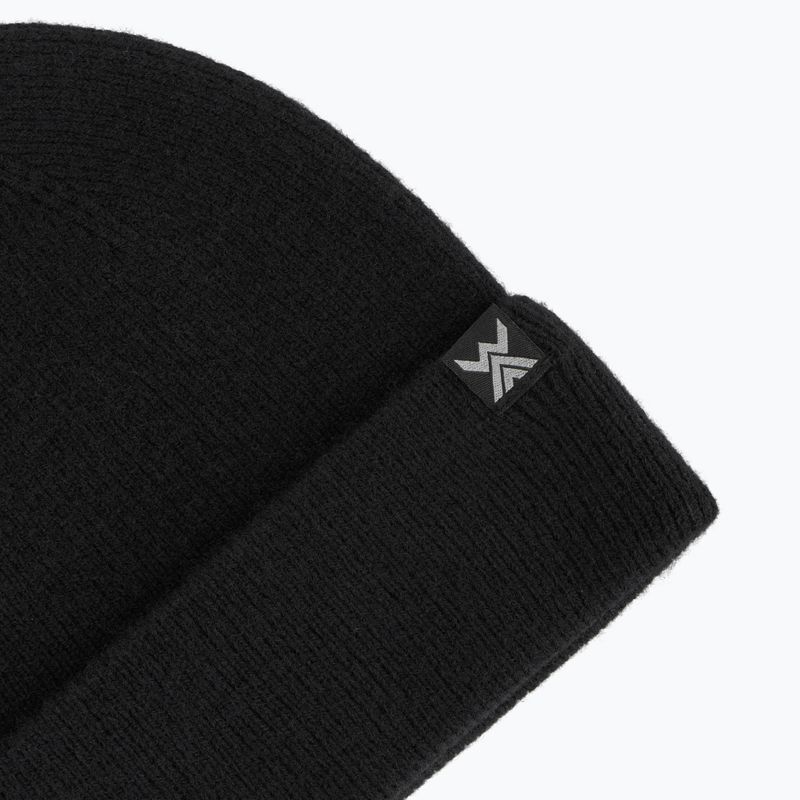 Berretto WOOLCANO MERINO HAT1037 black 3