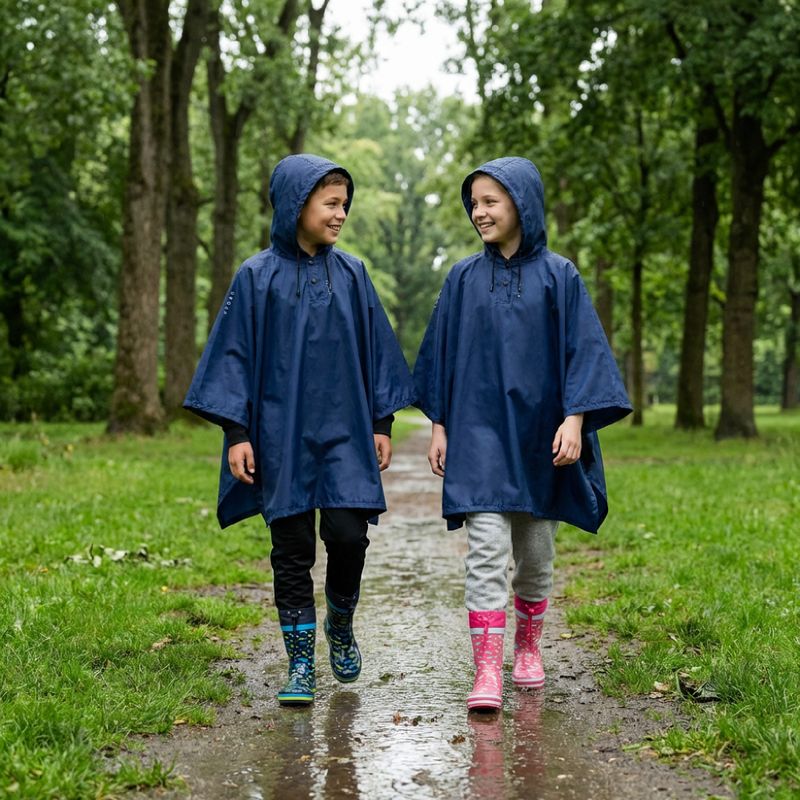 Cappotto impermeabile per bambini KADVA AquaDefend membrana 5000 blu navy 6