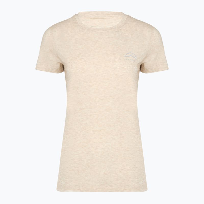 Maglietta da trekking da donna KADVA Merivra merino beige