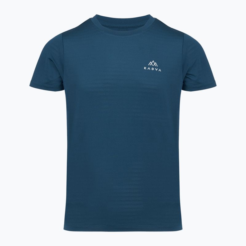 Maglietta da trekking per bambini KADVA TrailCore traspirante blu navy 7