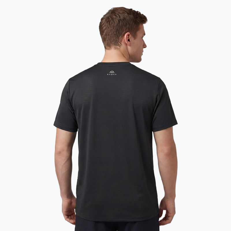 Maglietta da trekking da uomo KADVA TrailCore breathable black 2