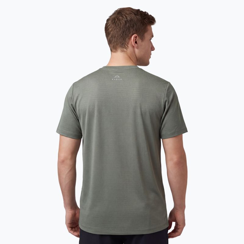 Maglietta da trekking da uomo KADVA TrailCore breathable green 2