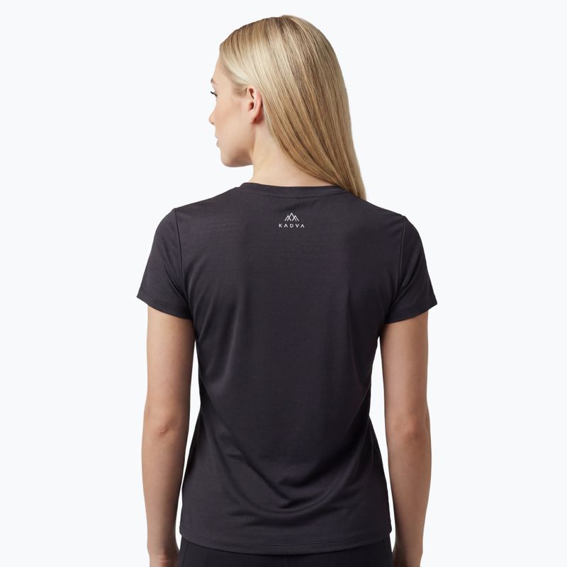 Maglietta da donna trekking KADVA TrailCore traspirante nera 2