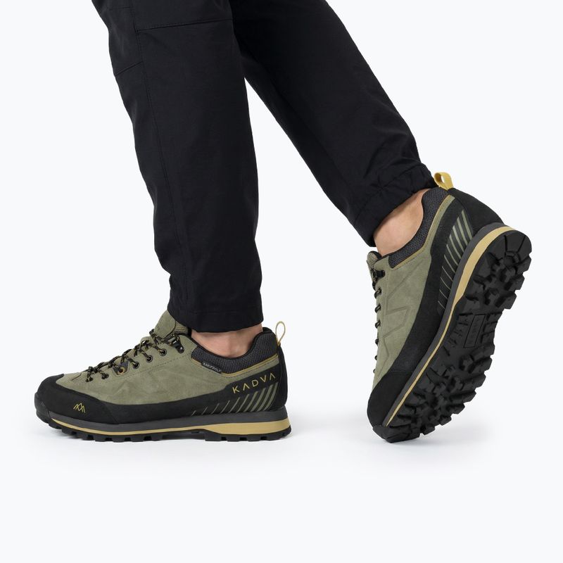 Scarpe da trekking da uomo KADVA NEVRA WP low leather green 4