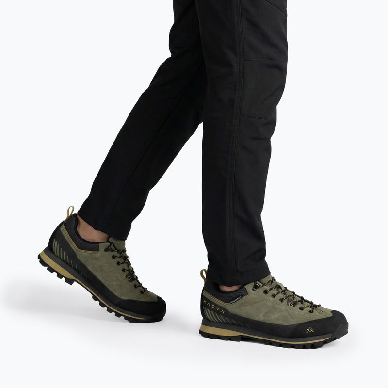 Scarpe da trekking da uomo KADVA NEVRA WP low leather green 2