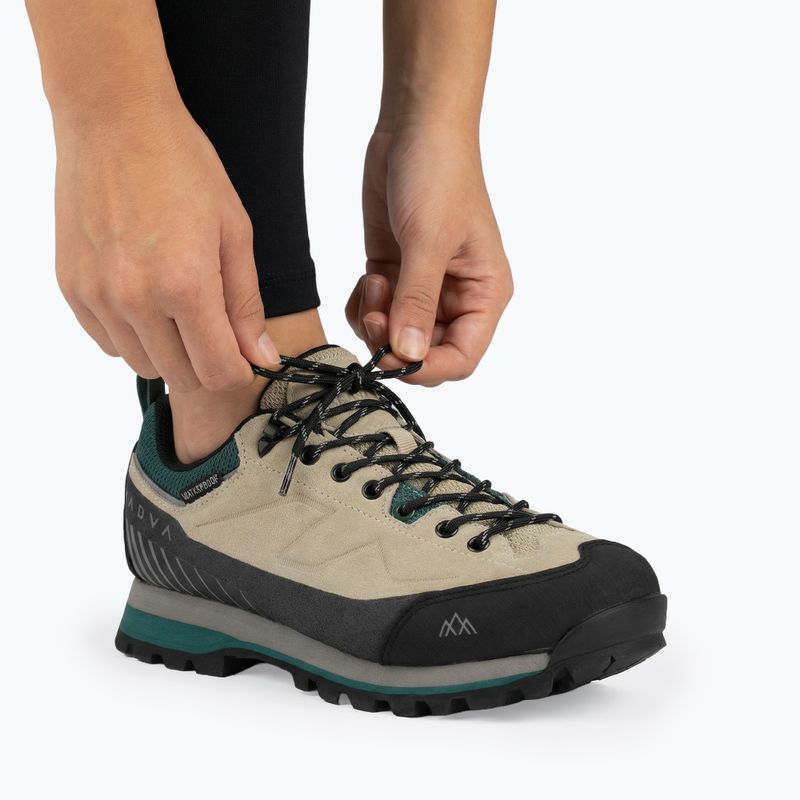 Scarpe da trekking donna KADVA NEVRA WP basse in pelle beige 5