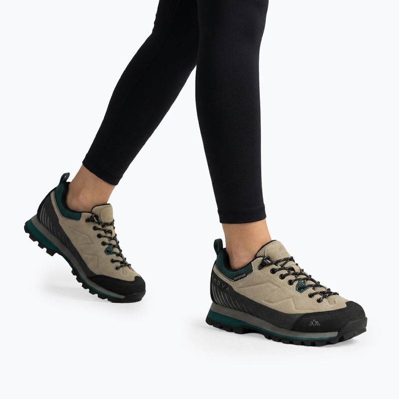 Scarpe da trekking donna KADVA NEVRA WP basse in pelle beige 3