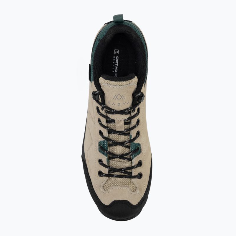 Scarpe da trekking donna KADVA NEVRA WP basse in pelle beige 11