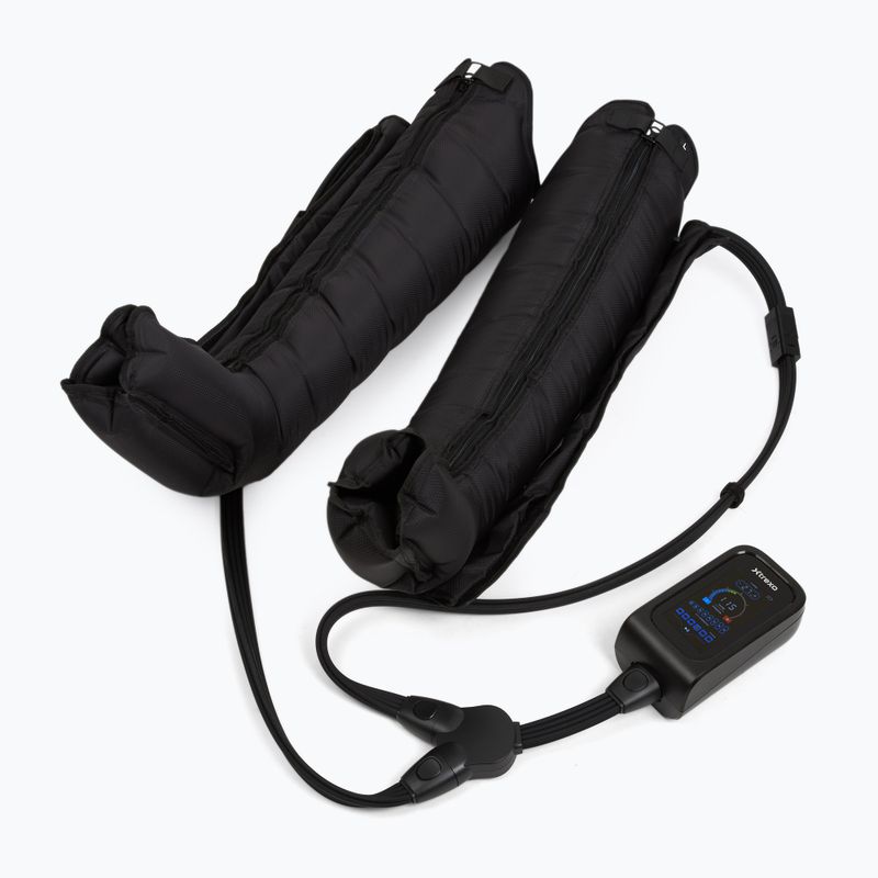 Massaggiatore XTREXO gambali per massaggio compressivo AIRPRESSO 8 nero 10