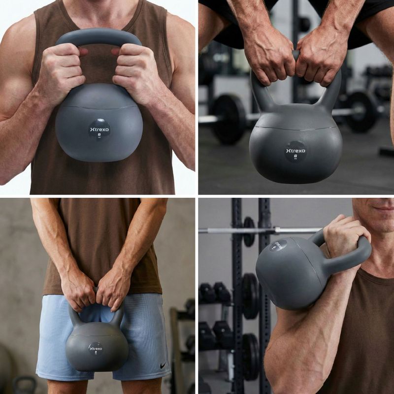 Kettlebell morbido XTREXO 8 kg grey 6