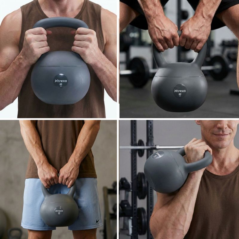 Kettlebell morbido XTREXO 10 kg grey 6