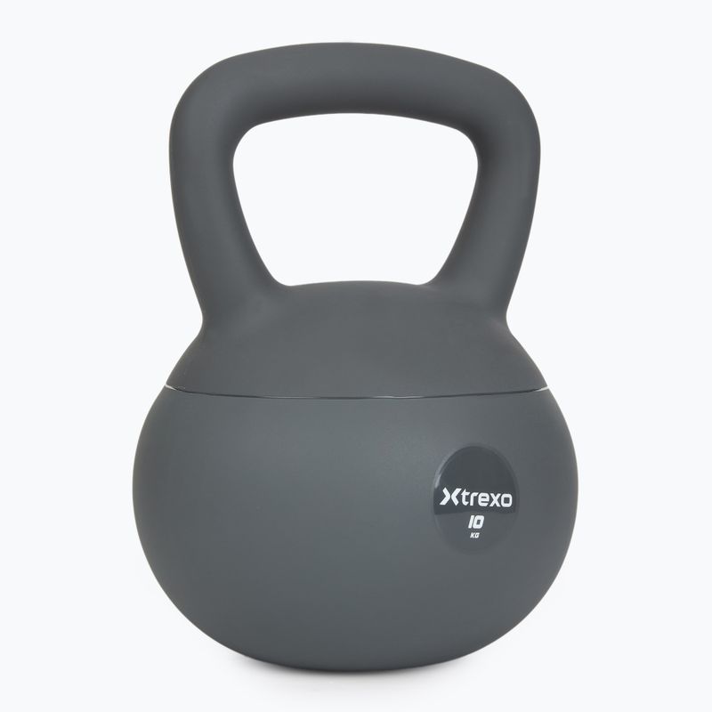 Kettlebell SOFT XTREXO 10 kg grigio