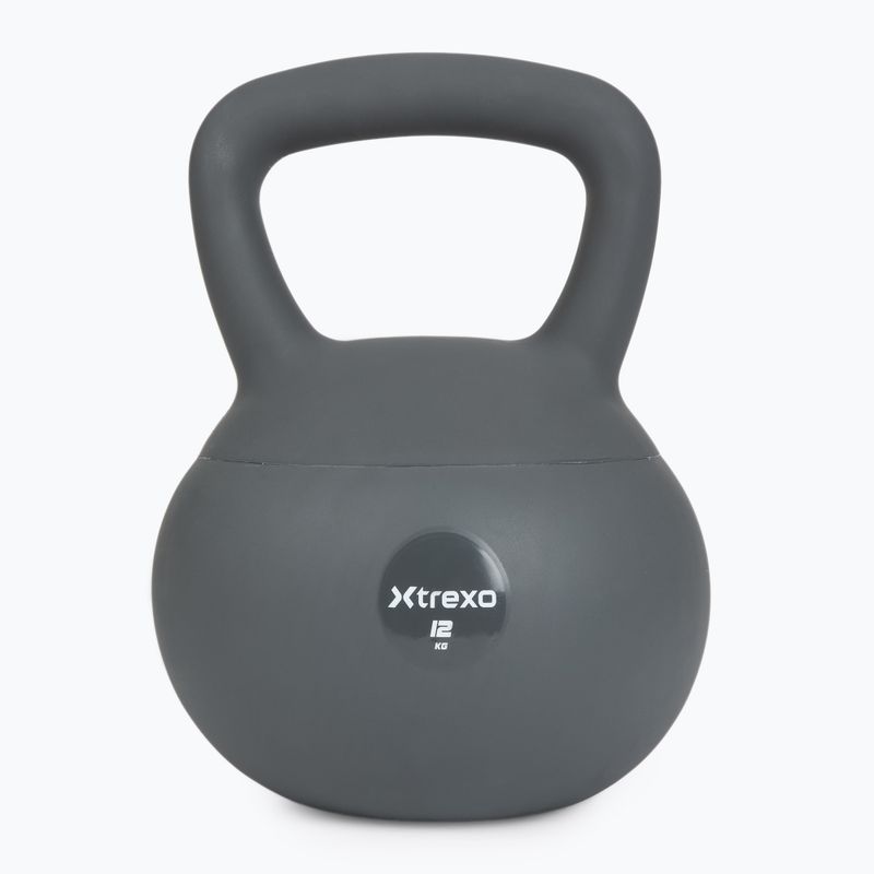 Kettlebell SOFT XTREXO 12 kg grigio